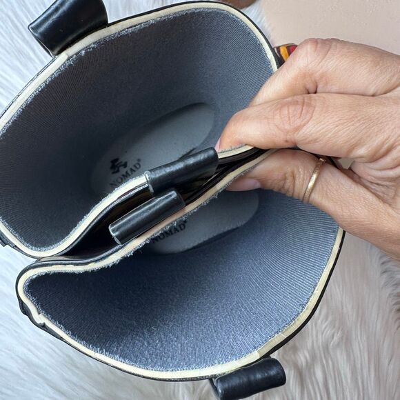 Nomad Yippy - Turquoise Monet Rubber Cowboy Boots Size 9 - Picture 5 of 11